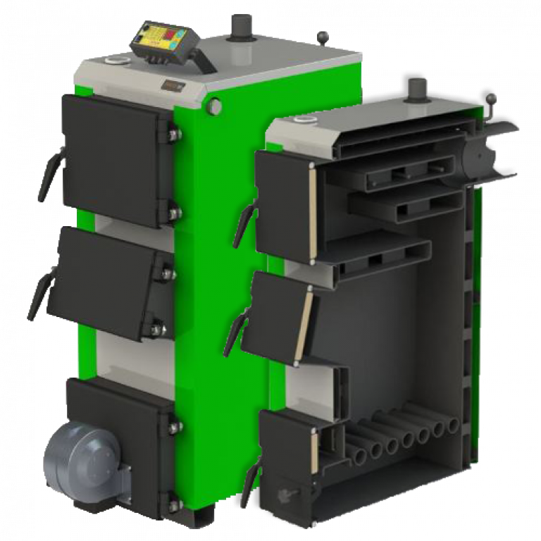 Будова стандартного твердопаливного котла